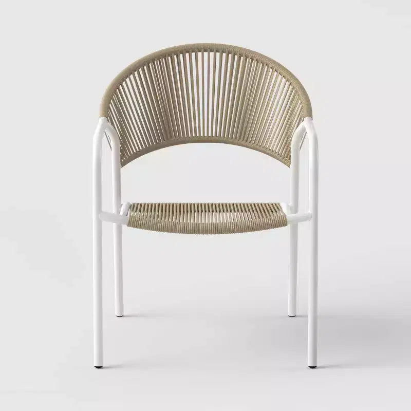 Fauteuil Club Empilable d'Extérieur Blanc Mackworth - Threshold™