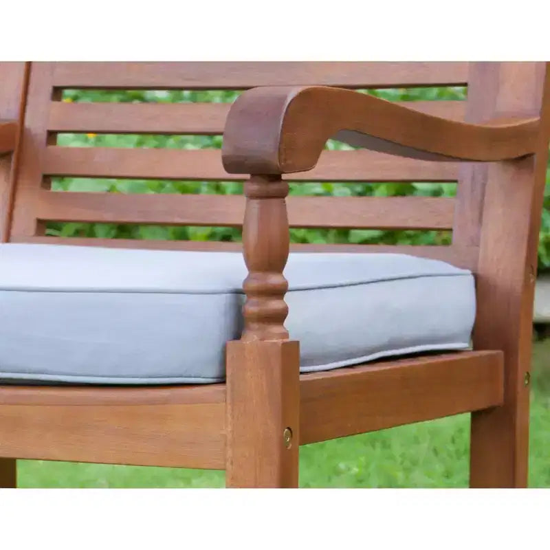 Chaise berçante Nantucket avec coussin gris - Merry Products