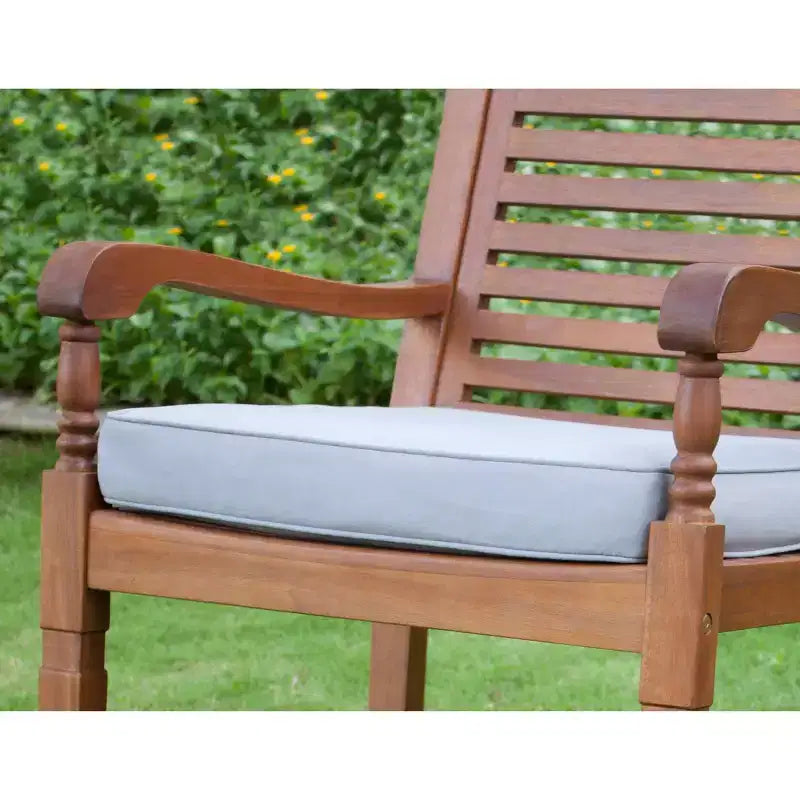 Chaise berçante Nantucket avec coussin gris - Merry Products