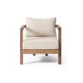 Christopher Knight Home Wichita Outdoor Acacia Club Chair with Cushions Brown/Beige