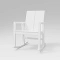 POLYWOOD Moore Outdoor Patio Rocking Chair White