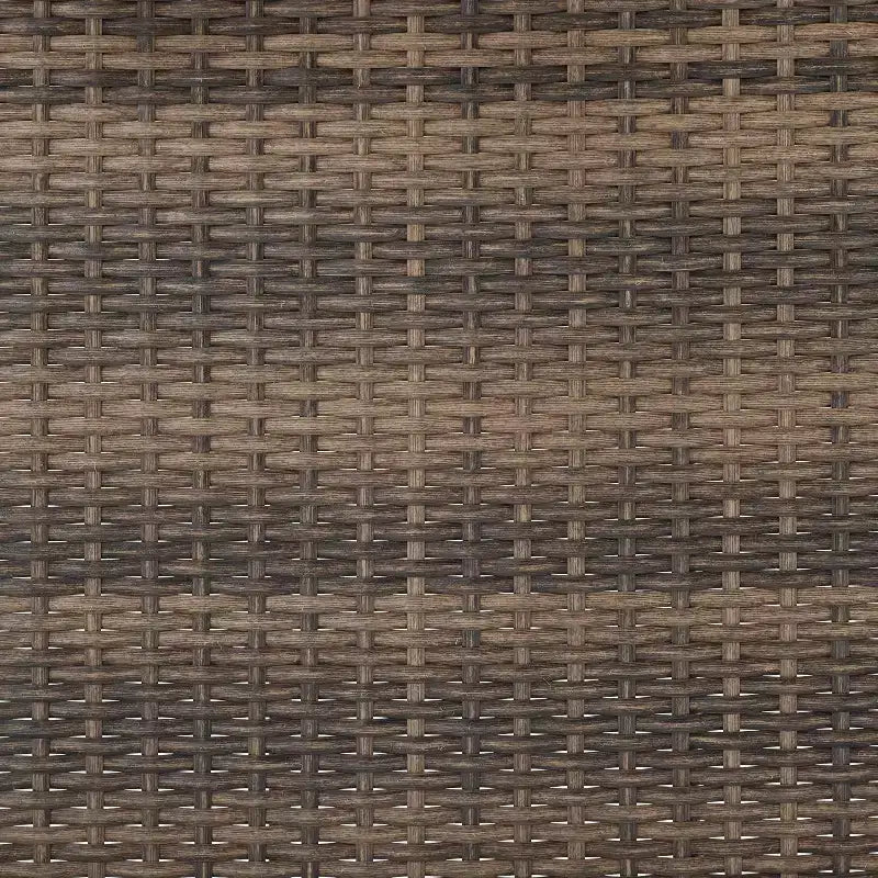 2 chaises de jardin en acier Dahlia Taupe/Noir mat - Crosley : Rembourrées, résistantes aux intempéries