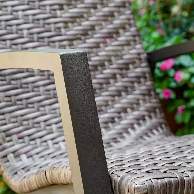 Chaises à bascule en osier Marion 2 pièces Leisure Made