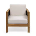 Christopher Knight Home Luna Outdoor Acacia and Wicker Club Chair Teak/Mixed Brown/Beige