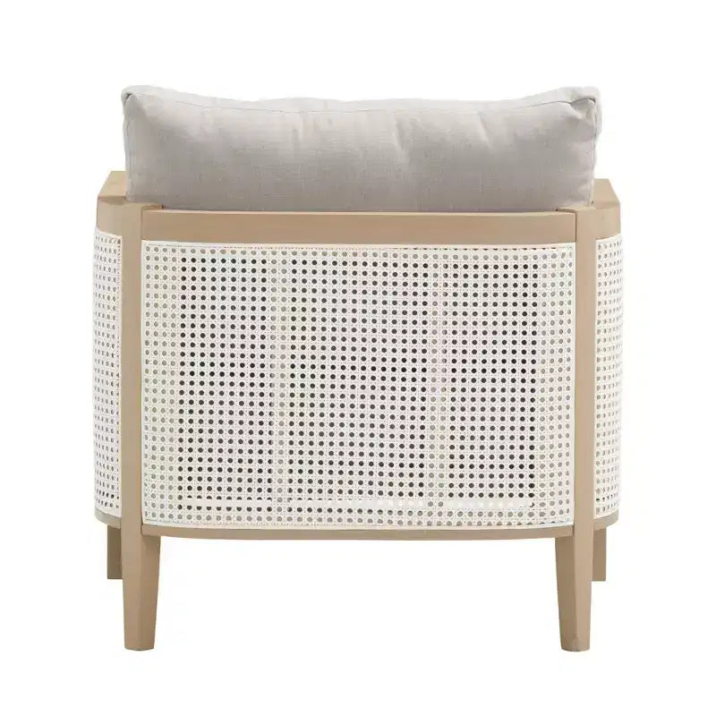 Chaise d'appoint d'extérieur Nathan James Twila gris