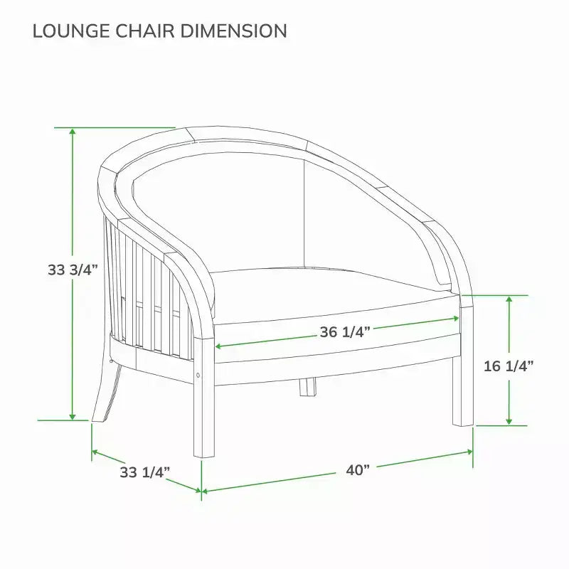 Chaise longue d'extérieur en teck Sonoma Lane Graford avec coussin taupe