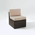 Palm Harbor Outdoor Steel Center Chair Sand/Brown - Crosley