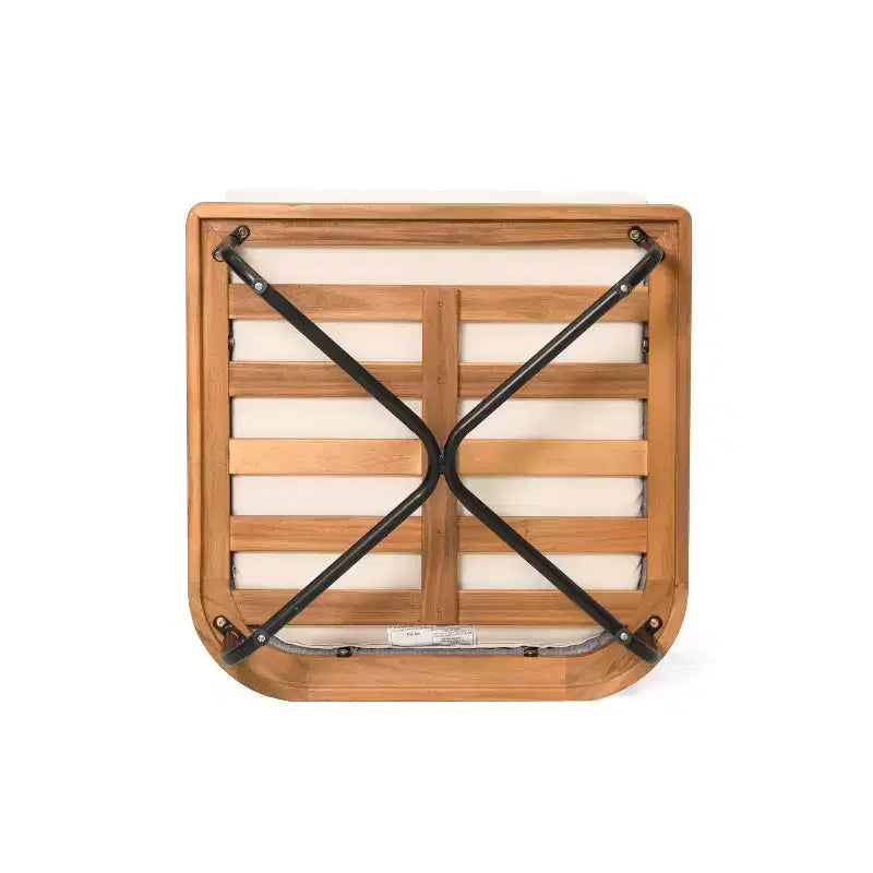 Christopher Knight Home Ivan Chaises de club en corde tressée acacia et cadre en fer (Lot de 2)