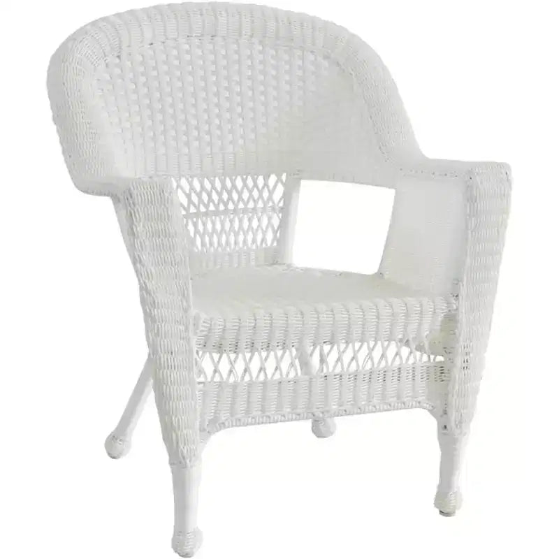 Lot de 2 chaises HomeStock Zen Zone, en résine tressée durable, résistantes aux intempéries avec coussins
