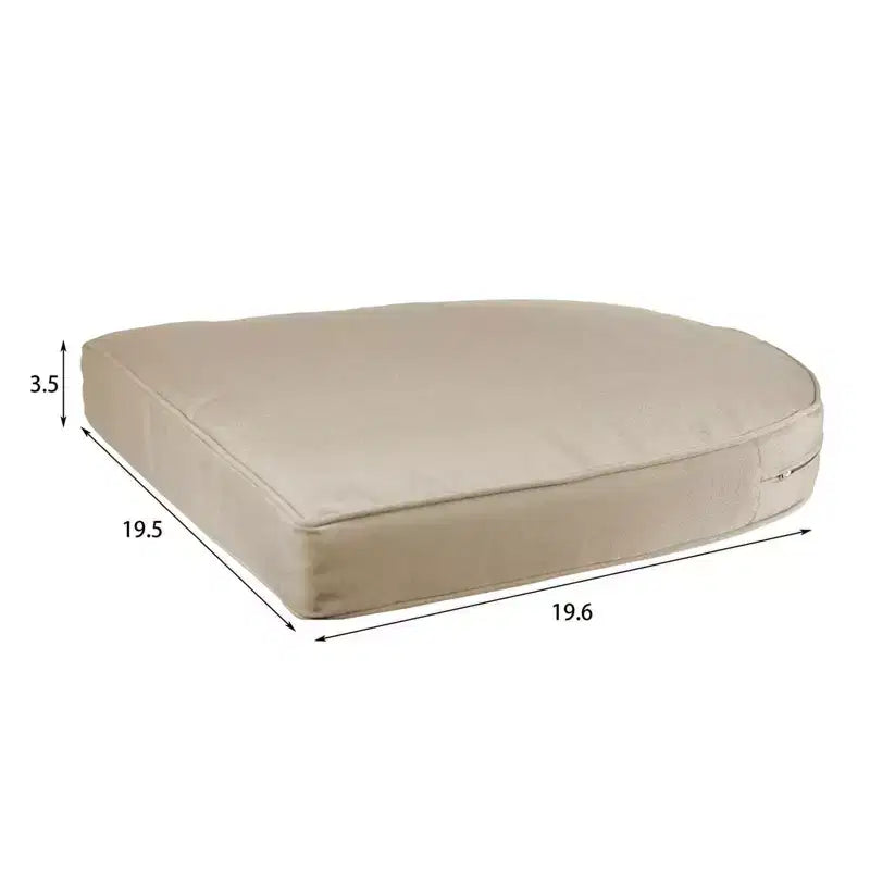 Lot de 2 chaises HomeStock Zen Zone, en résine tressée durable, résistantes aux intempéries avec coussins