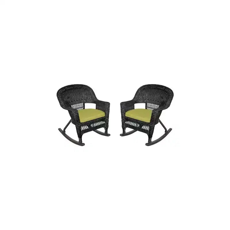 Chaise HomeStock Rocker Classic Comfort avec coussin – Lot de 2