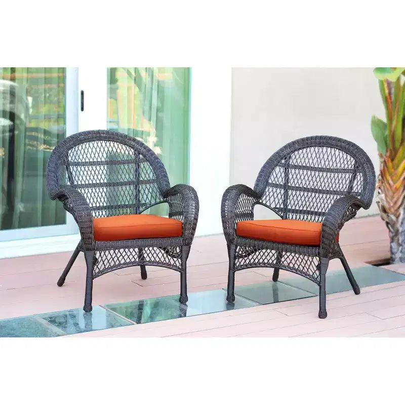 HomeStock Chaise médiévale Majesty avec coussin - Lot de 2