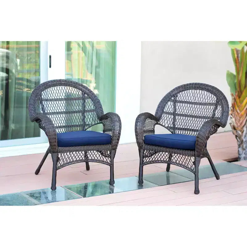 HomeStock Chaise médiévale Majesty avec coussin - Lot de 2