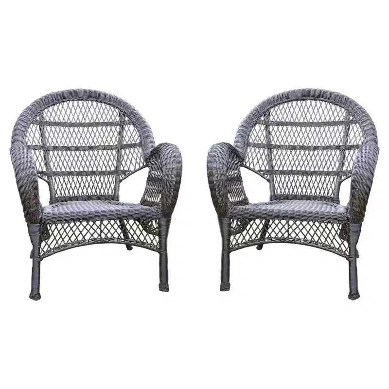 HomeStock Chaise médiévale Majesty avec coussin - Lot de 2