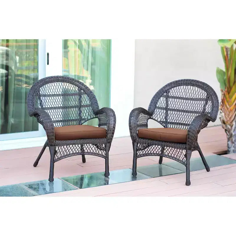HomeStock Chaise médiévale Majesty avec coussin - Lot de 2