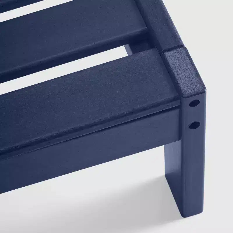 WestinTrends Avalon Fauteuil d'angle d'extérieur en PEHD, accoudoir à droite, avec coussins profonds