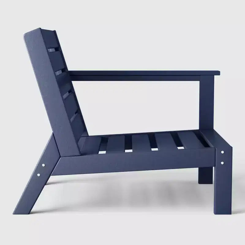 WestinTrends Avalon Fauteuil d'angle d'extérieur en PEHD, accoudoir à droite, avec coussins profonds
