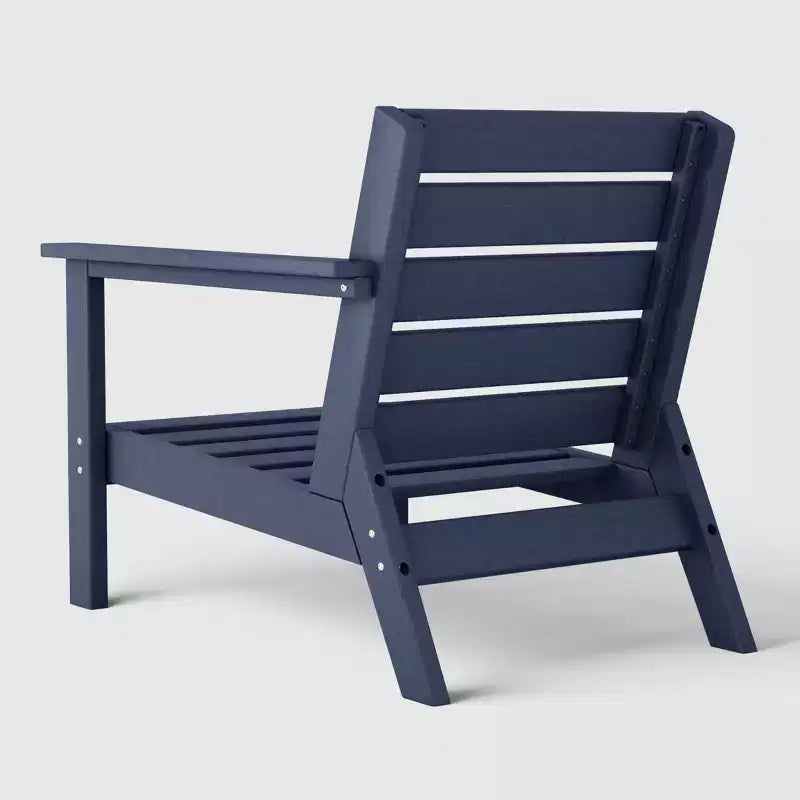 WestinTrends Avalon Fauteuil d'angle d'extérieur en PEHD, accoudoir à droite, avec coussins profonds