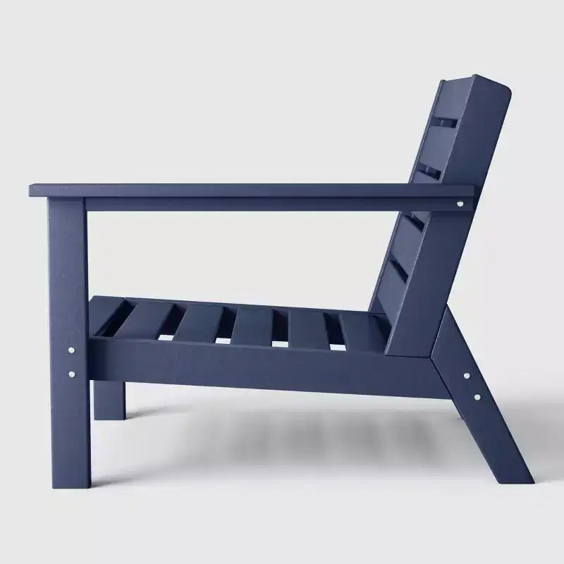 WestinTrends Avalon Fauteuil d'angle d'extérieur en PEHD, accoudoir à droite, avec coussins profonds