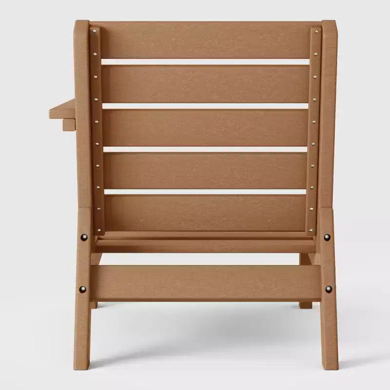WestinTrends Avalon Fauteuil d'angle d'extérieur en PEHD, accoudoir à droite, avec coussins profonds