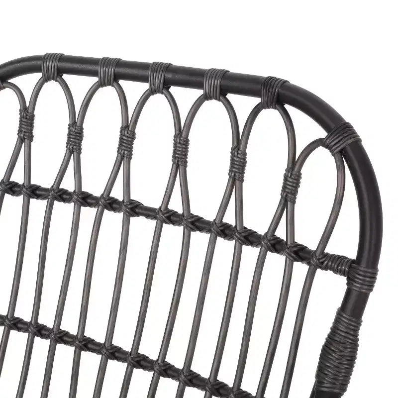 Fauteuils d'extérieur en osier Bohème GDFStudio Barrister (Lot de 2)