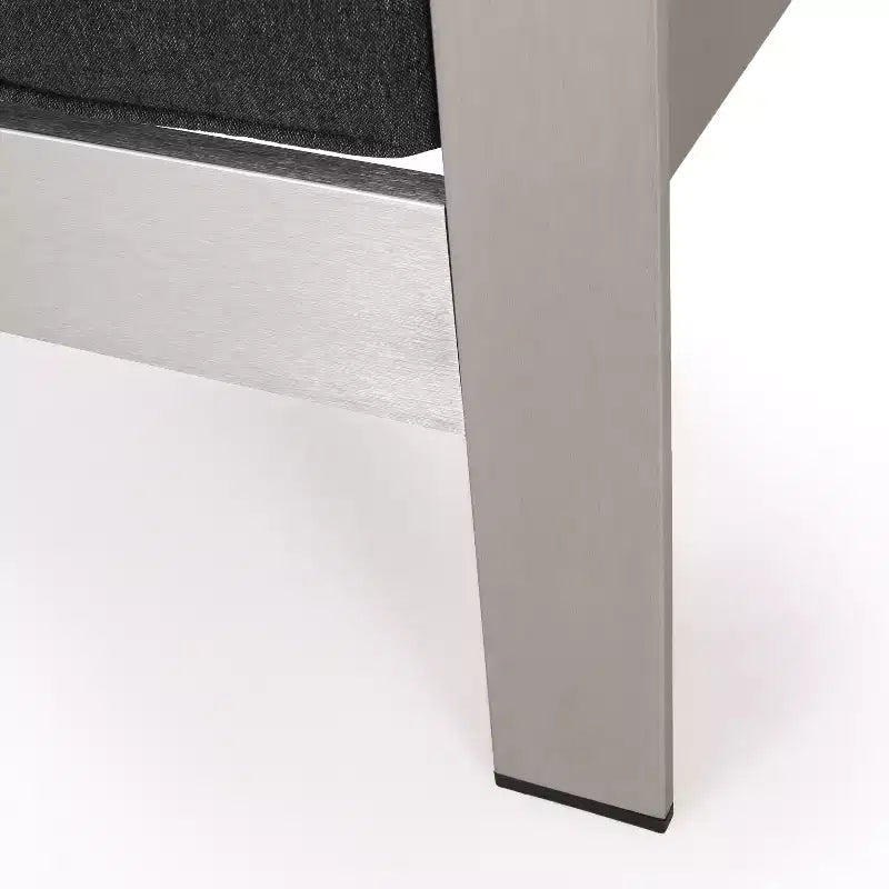 Christopher Knight Home Aviara Fauteuil de club d'extérieur moderne en aluminium avec coussins