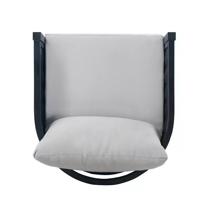 Fauteuil de jardin Christopher Knight Home Burchett en bois d'acacia et rotin avec coussins