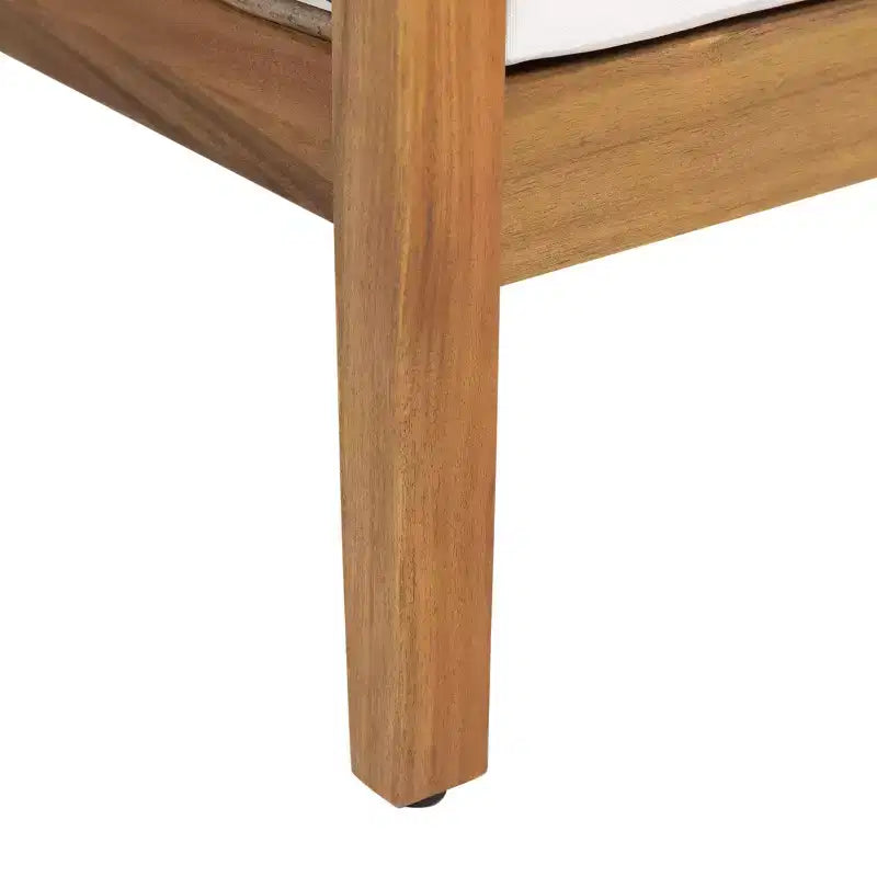 Fauteuil de jardin Christopher Knight Home Burchett en bois d'acacia et rotin avec coussins