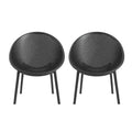 GDFStudio Harrah Outdoor Polypropylene Gable Accent Chair