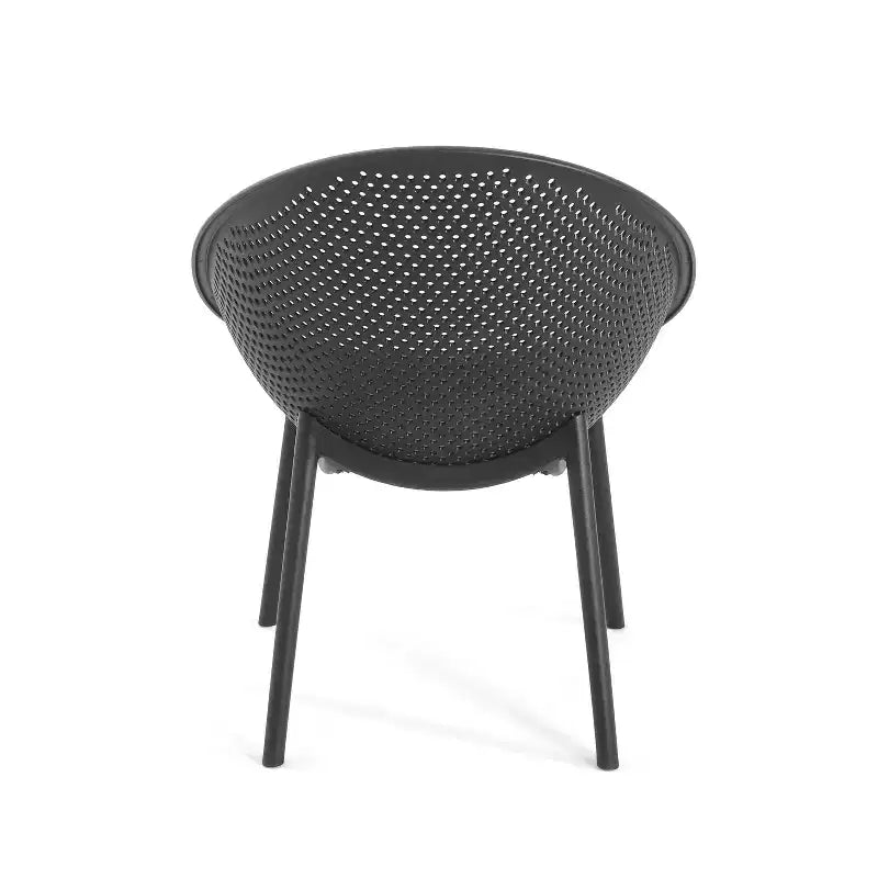 GDFStudio Harrah Chaise d'appoint d'extérieur à pignon en polypropylène
