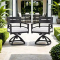 Christopher Knight Home Olivia Modern Aluminum Stable Base Swivel Chairs with Removable Sunbrella Cushions ( Set of 2)