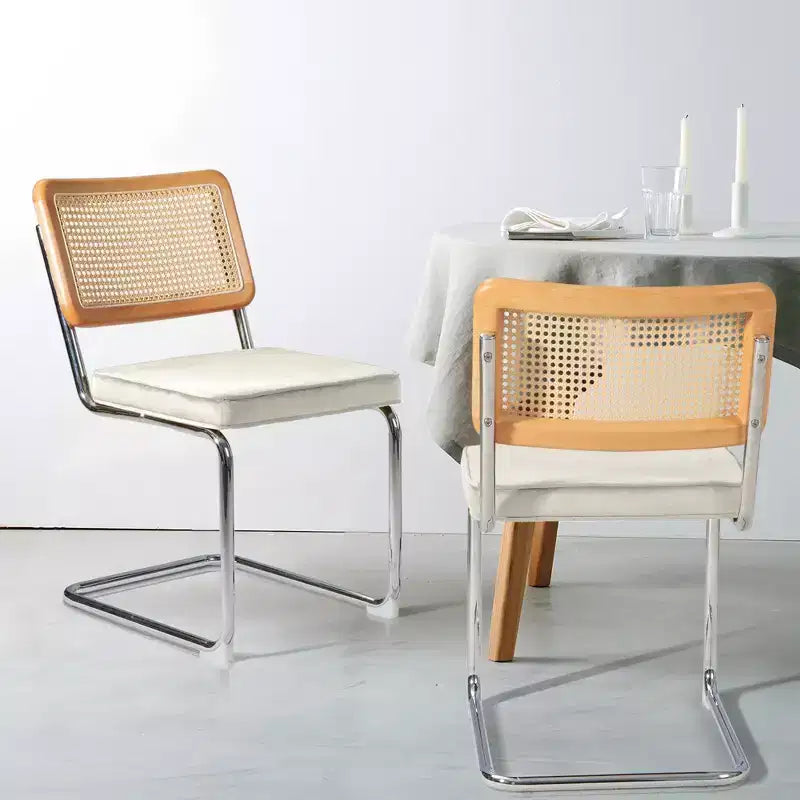 UPTIOT Chaise d'appoint en velours (Lot de 2)