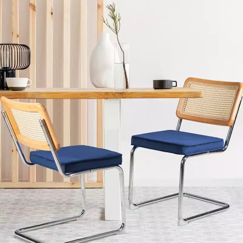 UPTIOT Chaise d'appoint en velours (Lot de 2)