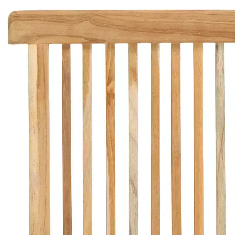 Lot de 2 chaises pliantes Marcus en teck pour l'intérieur/l'extérieur - PAT6600 - Naturel - Safavieh