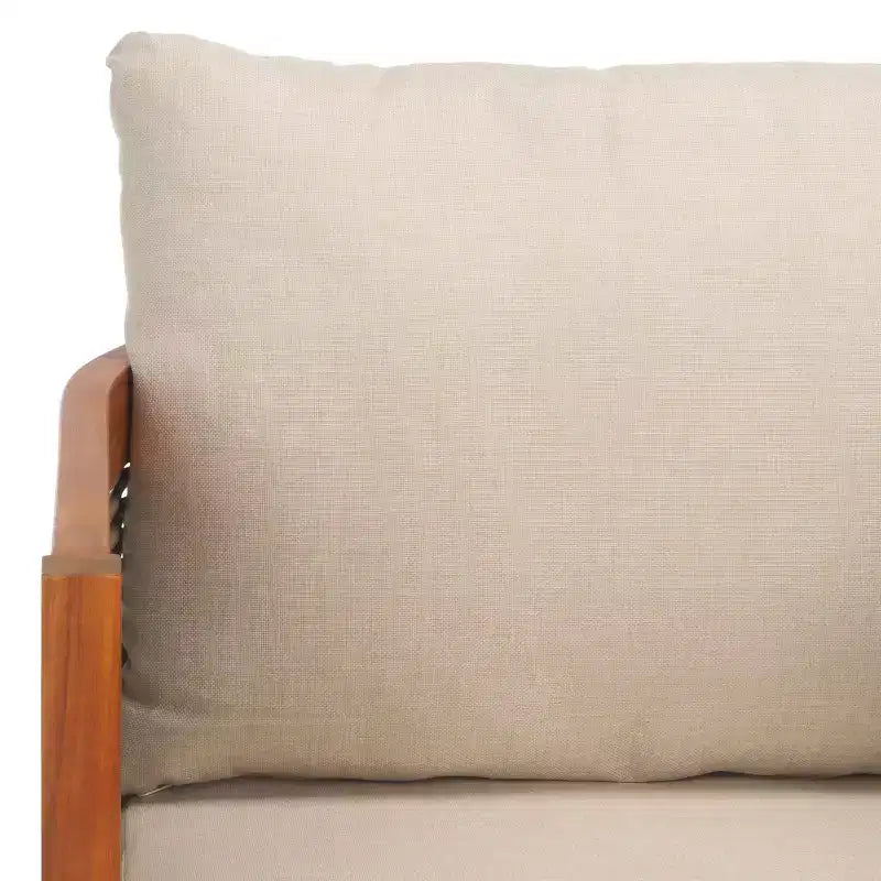 Chaise de patio Amanda intérieur/extérieur (ensemble de 2) - PAT7089 - Naturel/Taupe - Safavieh