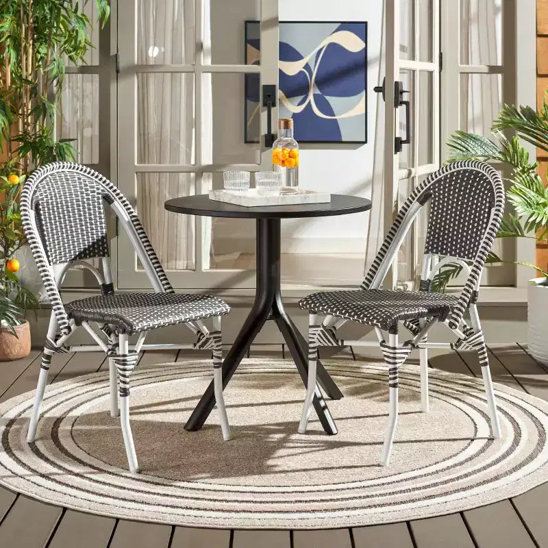 Chaise Torino Intérieur/Extérieur (Lot de 2) - PAT7550 - Safavieh