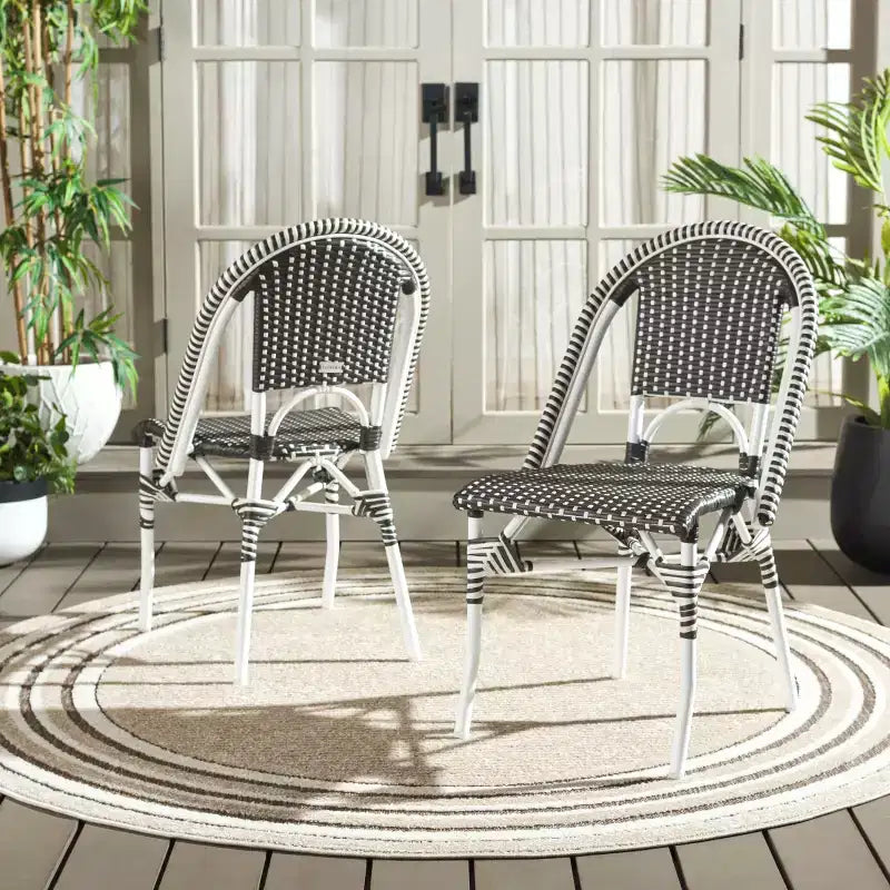 Chaise Torino Intérieur/Extérieur (Lot de 2) - PAT7550 - Safavieh