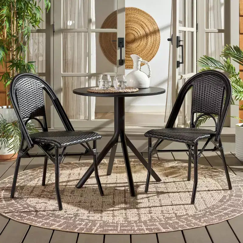 Chaise Torino Intérieur/Extérieur (Lot de 2) - PAT7550 - Safavieh