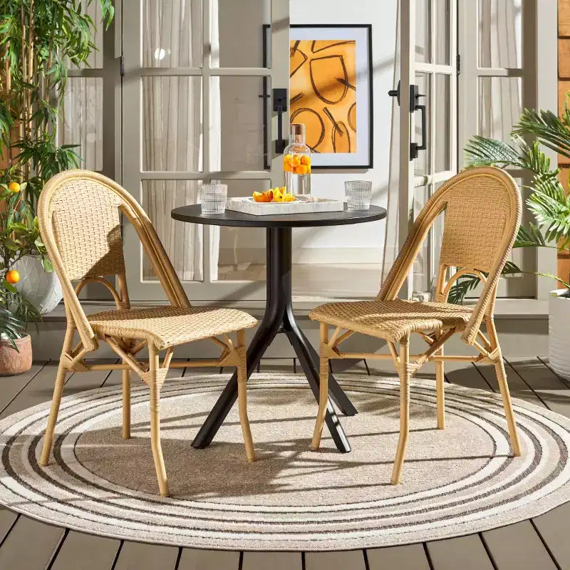 Chaise Torino Intérieur/Extérieur (Lot de 2) - PAT7550 - Safavieh