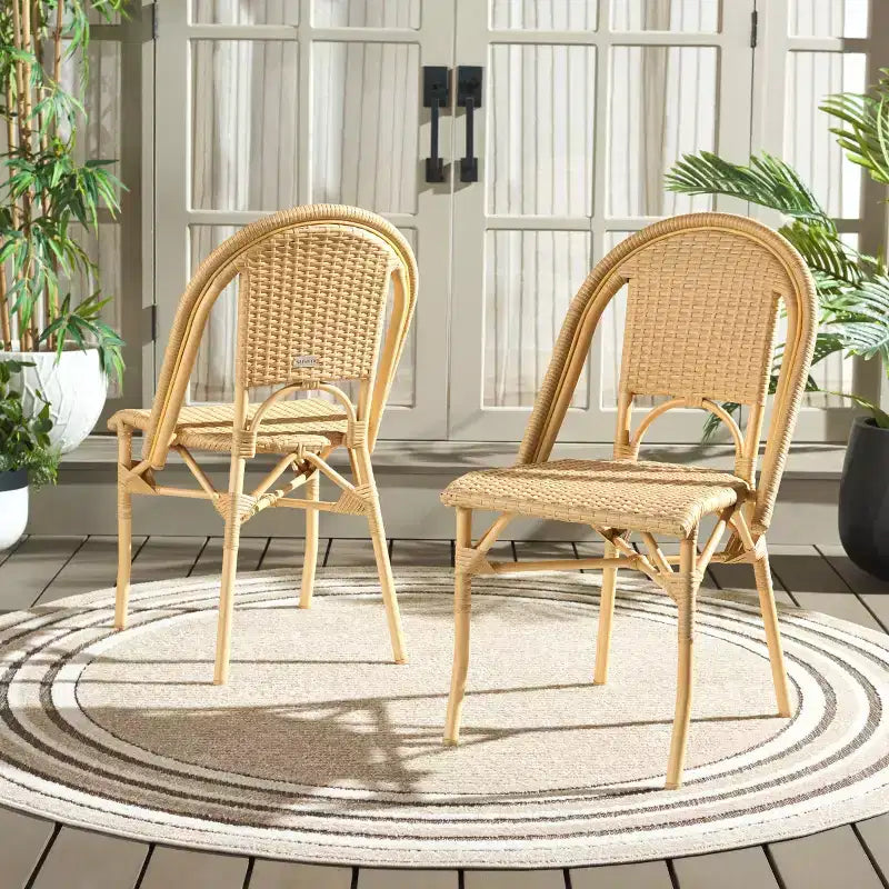Chaise Torino Intérieur/Extérieur (Lot de 2) - PAT7550 - Safavieh