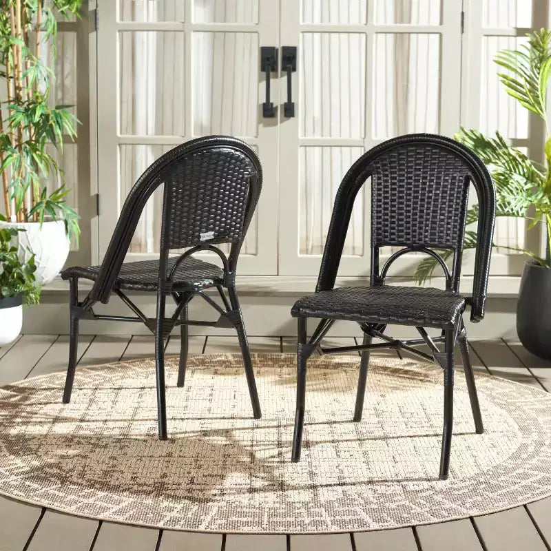 Chaise Torino Intérieur/Extérieur (Lot de 2) - PAT7550 - Safavieh