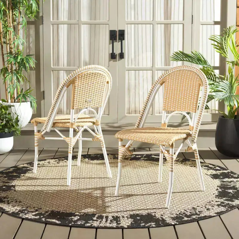 Chaise Torino Intérieur/Extérieur (Lot de 2) - PAT7550 - Safavieh