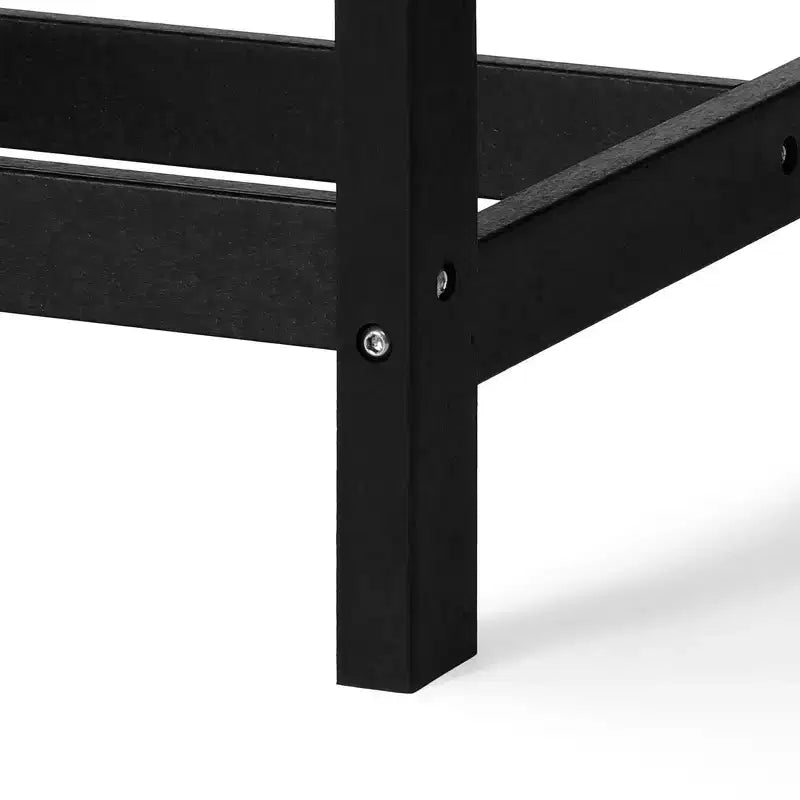 Chaise d'extérieur sans accoudoirs classique WestinTrends Ashore en PEHD pour salle à manger, gris