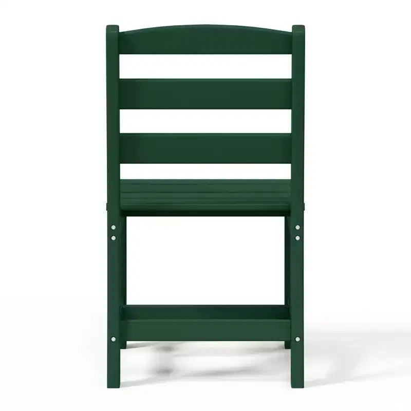 Chaise d'extérieur sans accoudoirs classique WestinTrends Ashore en PEHD pour salle à manger, gris