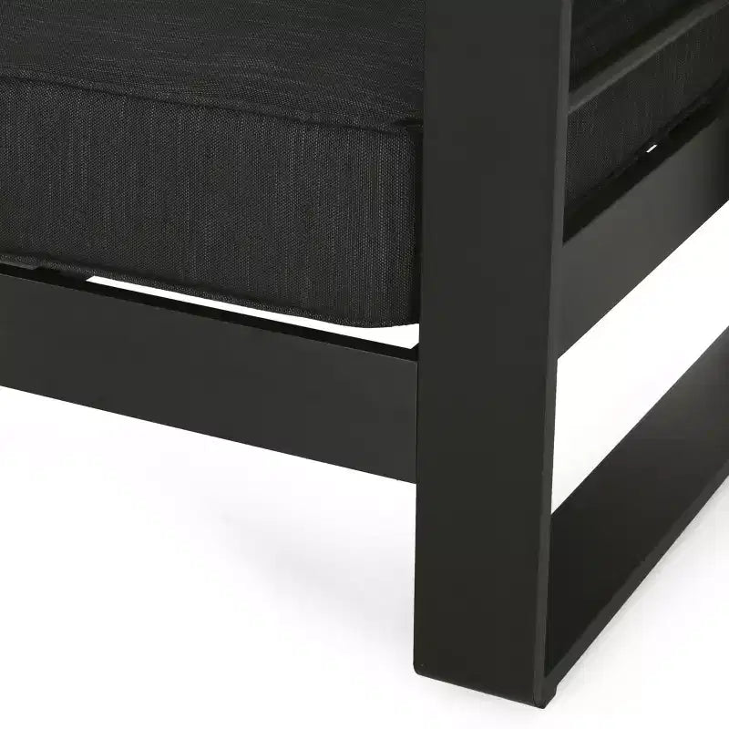 Christopher Knight Home Raban Fauteuil de club d'extérieur en aluminium avec coussins