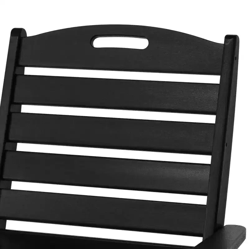 Chaise de salle à manger pliante à dossier haut réglable WestinTrends Malibu en PEHD