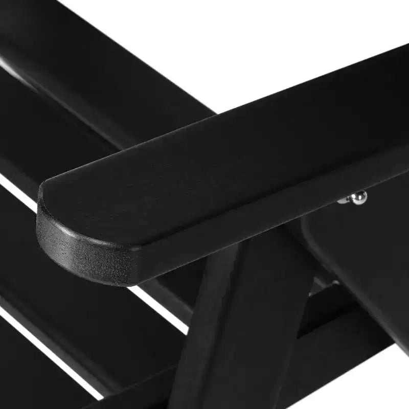 Chaise de salle à manger pliante à dossier haut réglable WestinTrends Malibu en PEHD