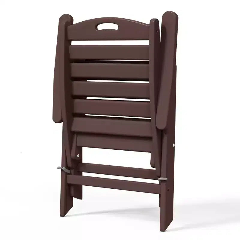 Chaise de salle à manger pliante à dossier haut réglable WestinTrends Malibu en PEHD