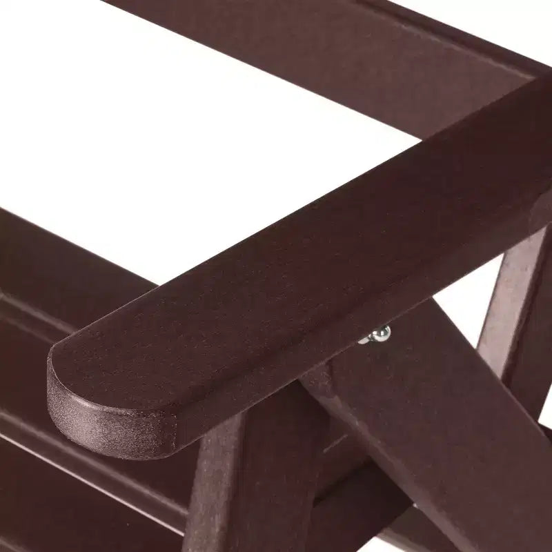 Chaise de salle à manger pliante à dossier haut réglable WestinTrends Malibu en PEHD