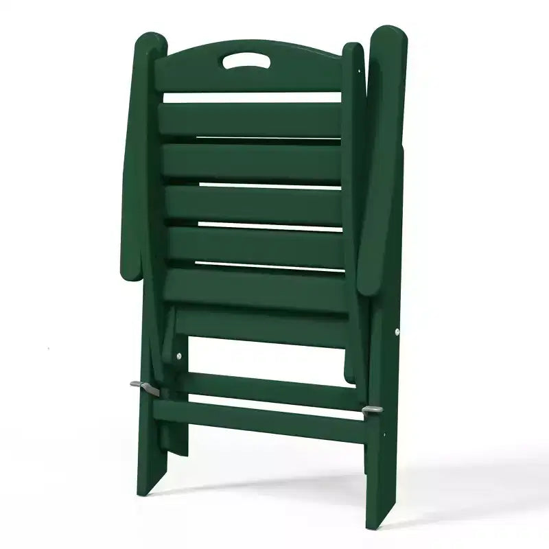Chaise de salle à manger pliante à dossier haut réglable WestinTrends Malibu en PEHD